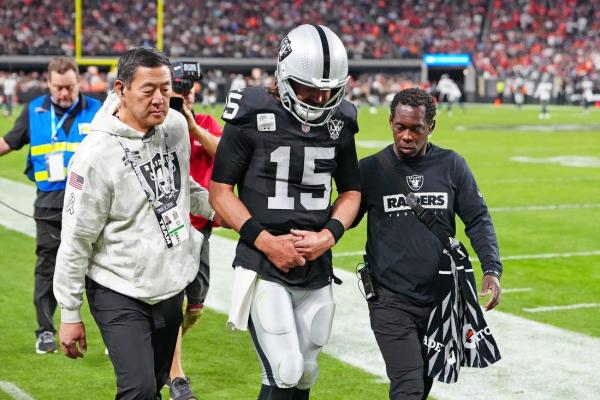 Reports: Raiders QB Gardner Minshew breaks collarbone, out for year thumbnail