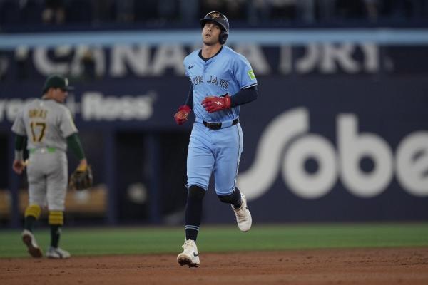 Eight-run second inning propels Blue Jays past Athletics